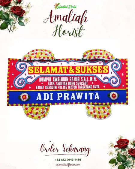 Papan Bunga Ucapan Selamat Mojoduwur